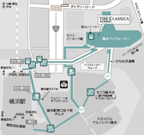 ザ クラシカベイリゾートの地図