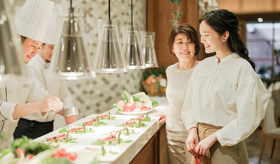婚礼メニュー試食 イメージ