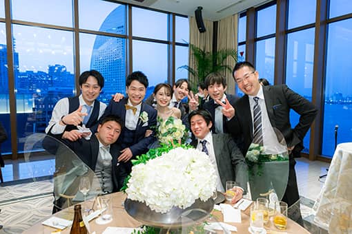 みなとみらいの景色でゲストをもてなす上質ウエディングウエディング　レポート