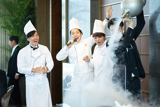 みなとみらいの絶景×おふたりらしい演出に乗せて未来へ出航！　レポート