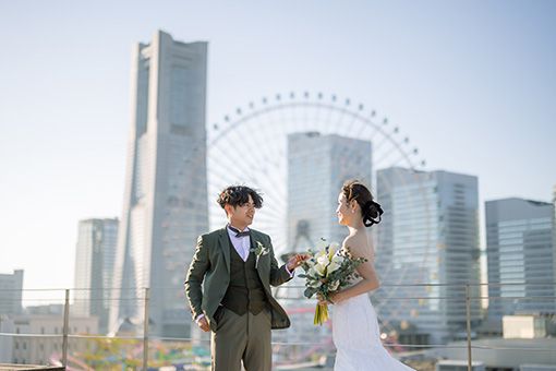 みなとみらいの絶景×おふたりらしい演出に乗せて未来へ出航！　レポート