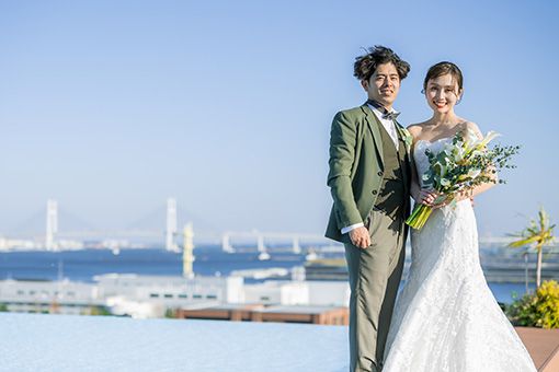 みなとみらいの絶景×おふたりらしい演出に乗せて未来へ出航！　レポート